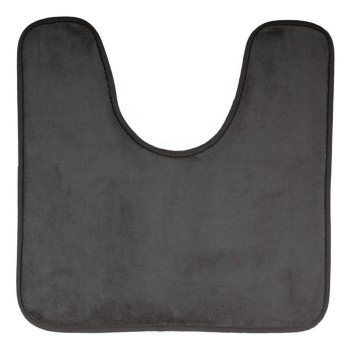Paris Prix Tapis Contour WC  Mémoire  48x48cm Gris