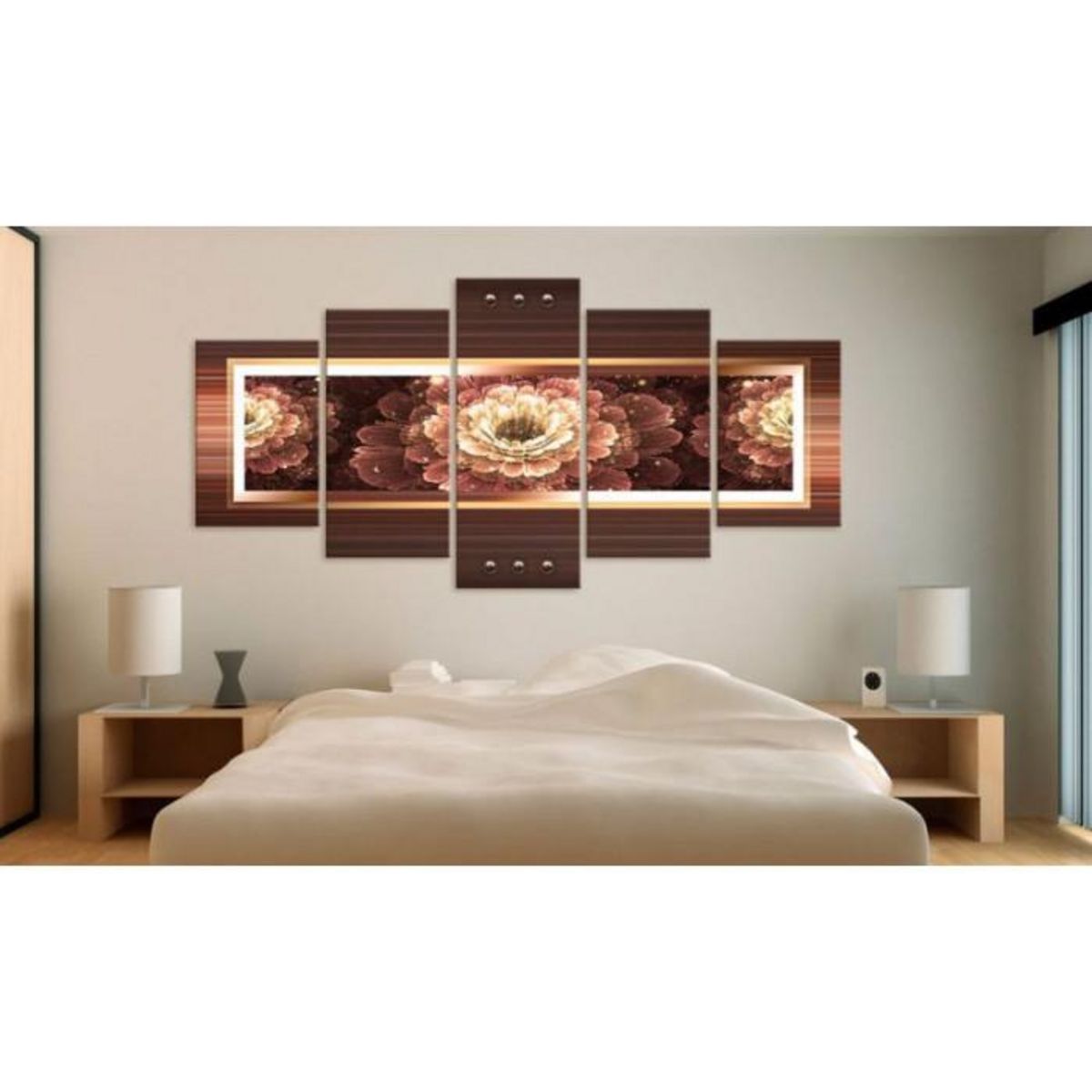 Paris Prix Tableau Imprimé  Gold Gerbera