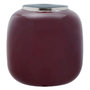Voir la diapositive 1 : Paris Prix Vase Rond Design  Bynta  17cm Prune & Argent
