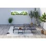 Voir la diapositive 3 : CONCEPT USINE Lot de 2 transats et une table d'appoint gris BARI