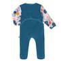 Petit Béguin Pyjama bébé en velours contenant du coton bio Lamapampa