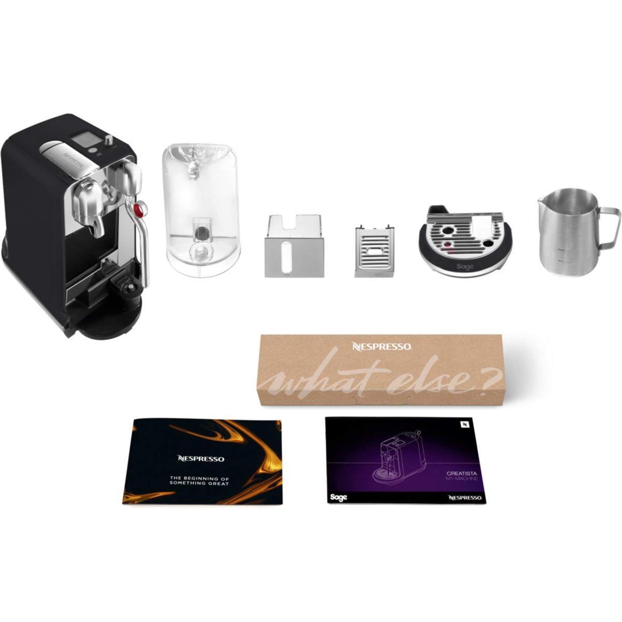 Voir la diapositive 4 : SAGE APPLIANCES Nespresso creatista plus truffe noire