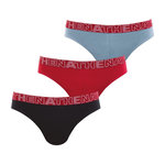 Athena Lot de 3 slips homme Ecopack. Coloris disponibles : Noir
