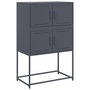 Voir la diapositive 2 : VIDAXL Buffet anthracite 68,5x38,5x107 cm acier