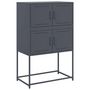 Voir la diapositive 2 : VIDAXL Buffet anthracite 68,5x38,5x107 cm acier