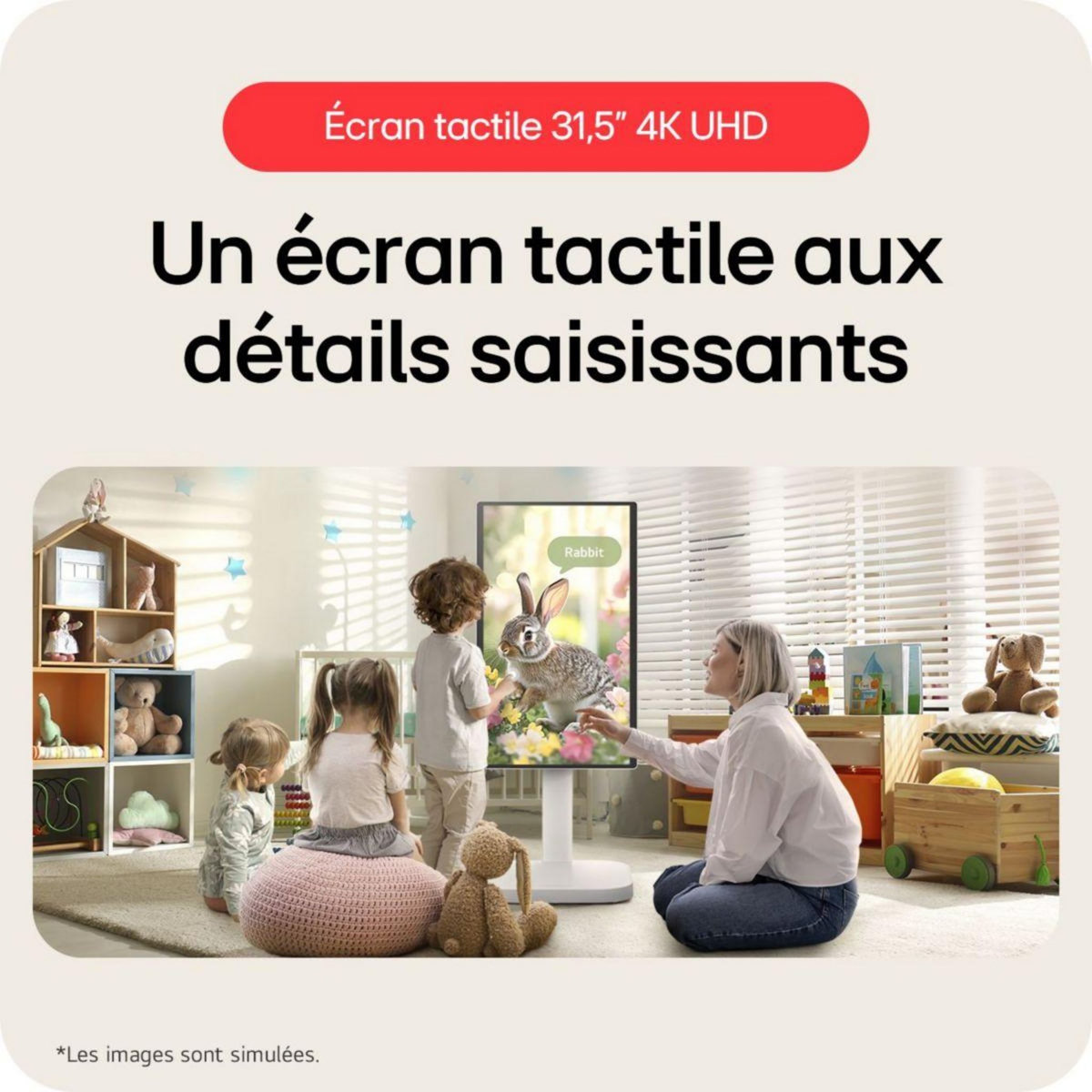 LG Ecran PC 4K 32U889SA-W.AE Smart Monitor32'' IPS