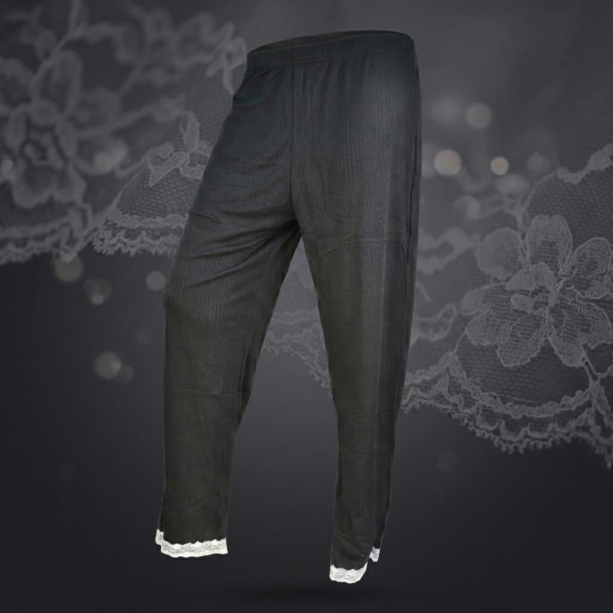 Voir la diapositive 5 : OZABI OZABI Pyjama Femme Long Boutonné Dentelle Tissu Ultra Léger