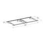Voir la diapositive 3 : Canopia by PALRAM Marquise - Anthracite - 91-5x302cm - AQUILA 3000