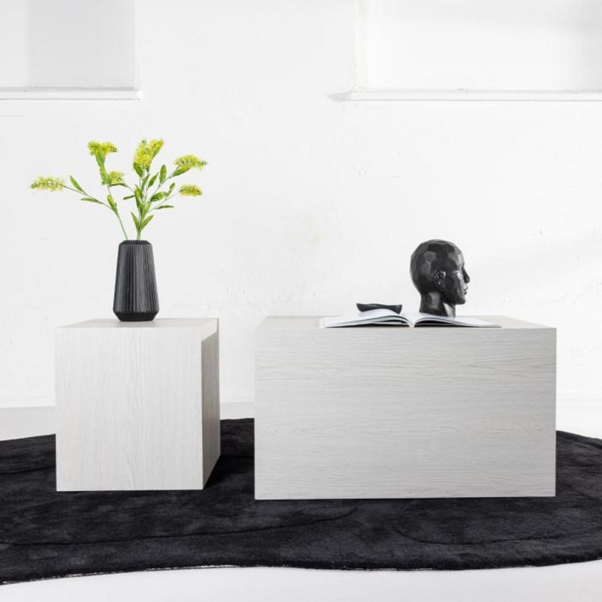 Paris Prix Table d'Appoint  York  45cm Blanc