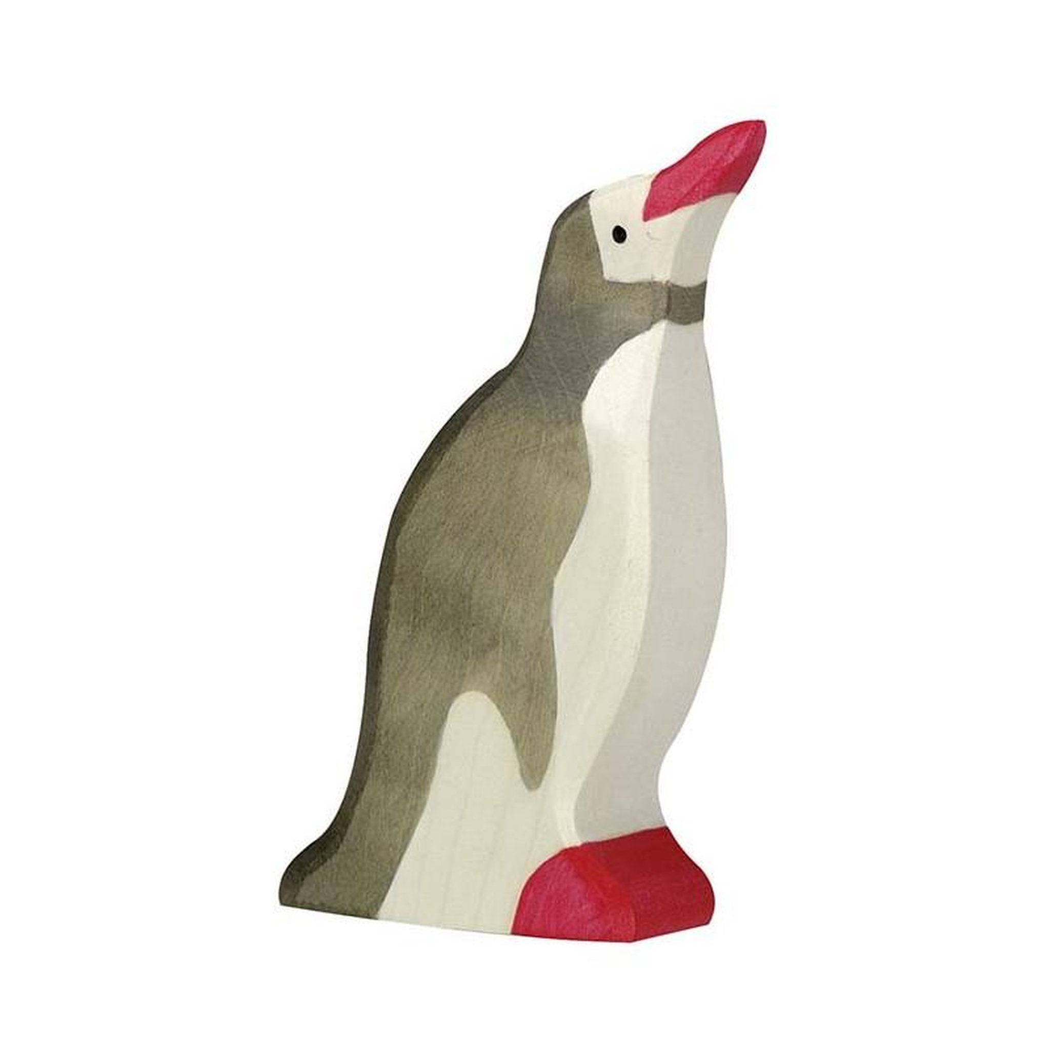 Holztiger Figurine Holztiger Pingouin tête haute