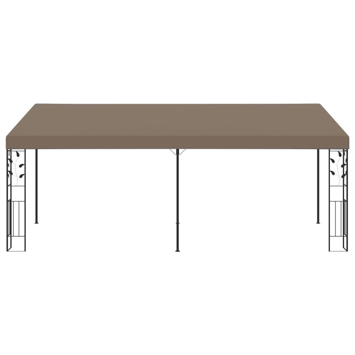 VIDAXL Belvedere mural 6x3x2,5 m Taupe