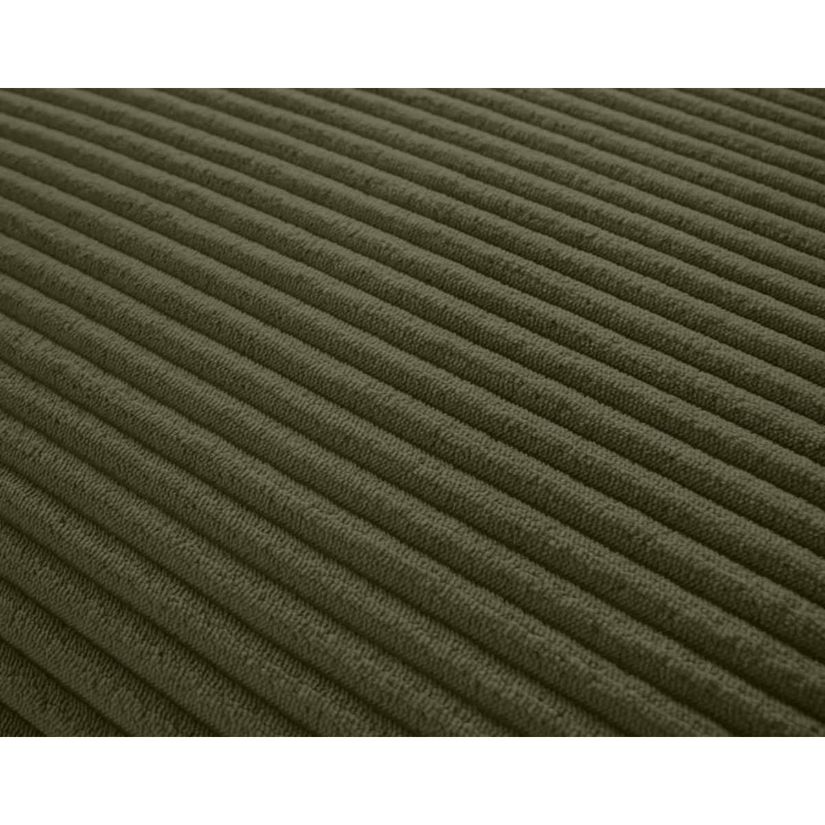 LISA DESIGN Garance - module d'assise d'angle réversible - en velours côtelé