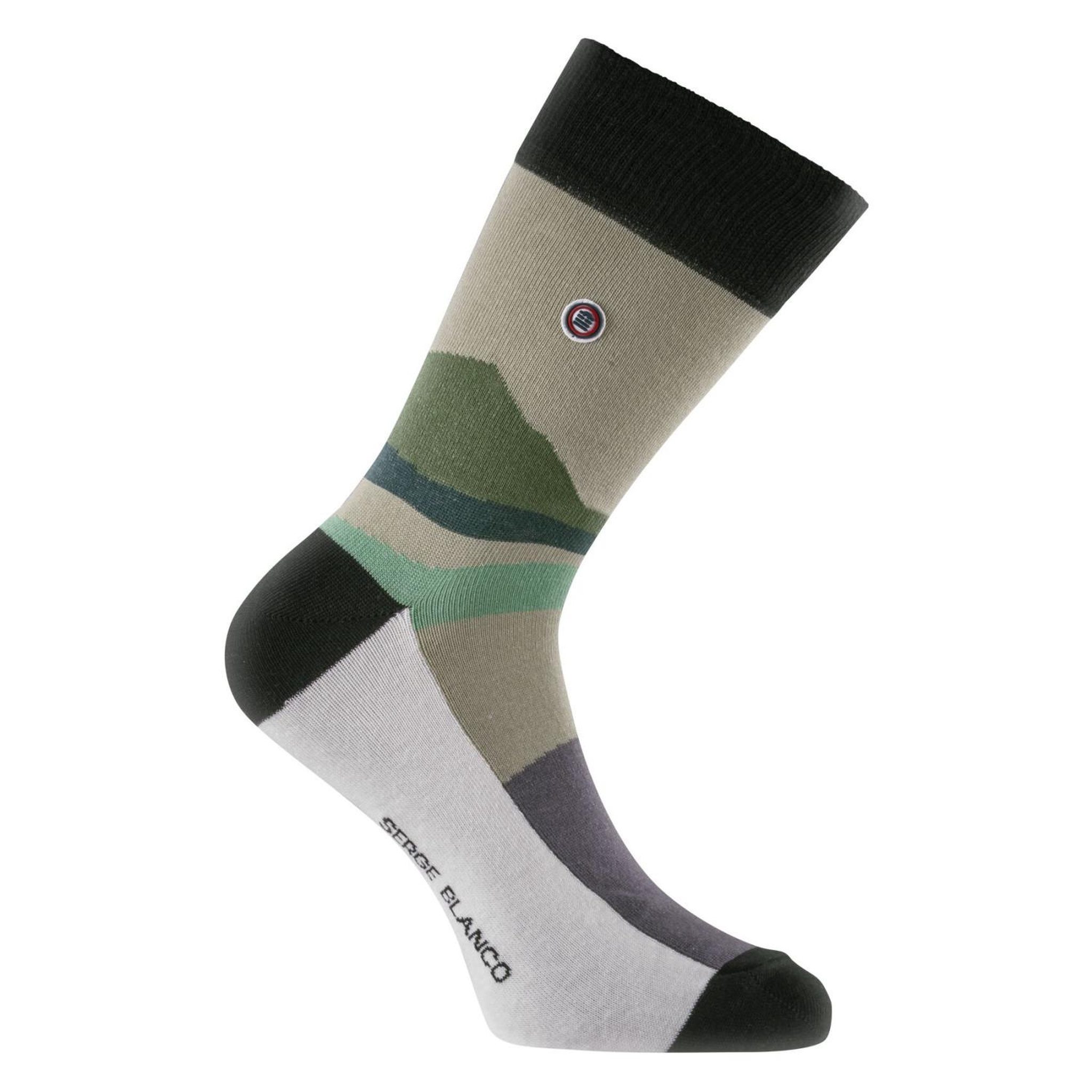 Voir la diapositive 4 : SERGE BLANCO Lot de 6 paires de chaussettes de ville Serge Blanco