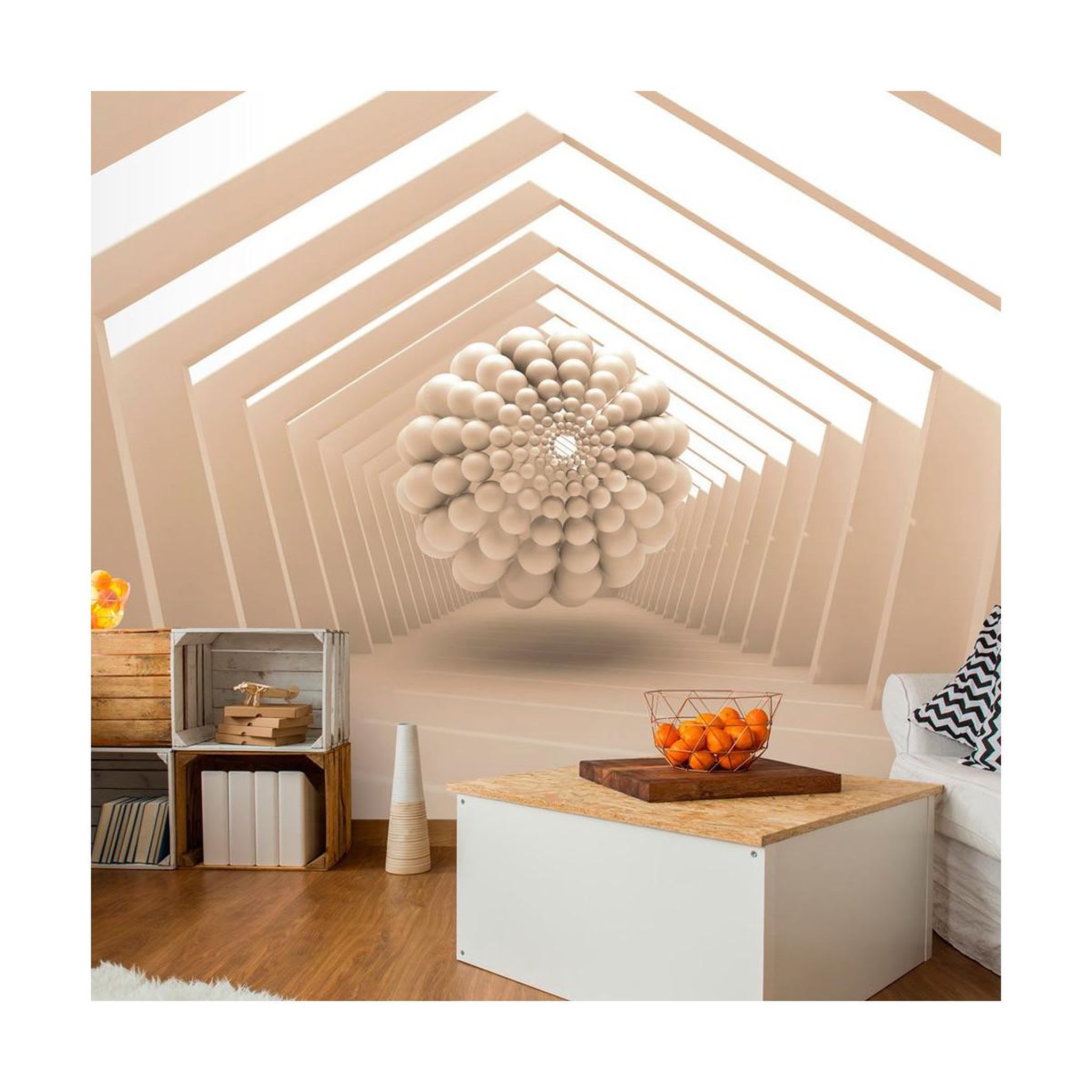 Paris Prix Papier peint  abstract corridor. Coloris disponibles : Multicolore