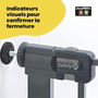 Voir la diapositive 6 : SAFETY 1ST Barriere esay close metal Black