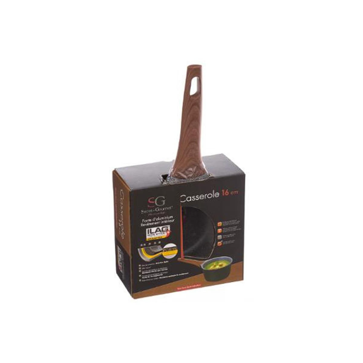 FIVE Casserole en Aluminium  Ilag  16cm Noir