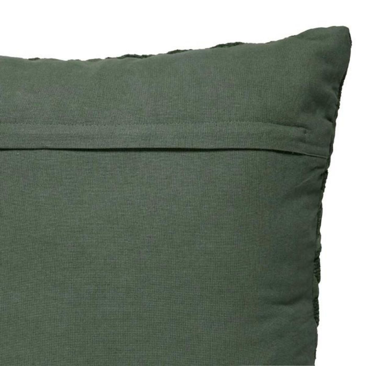 ATMOSPHERA Coussin Déco Jacquard  Lethon  50x50cm Vert Tilleul