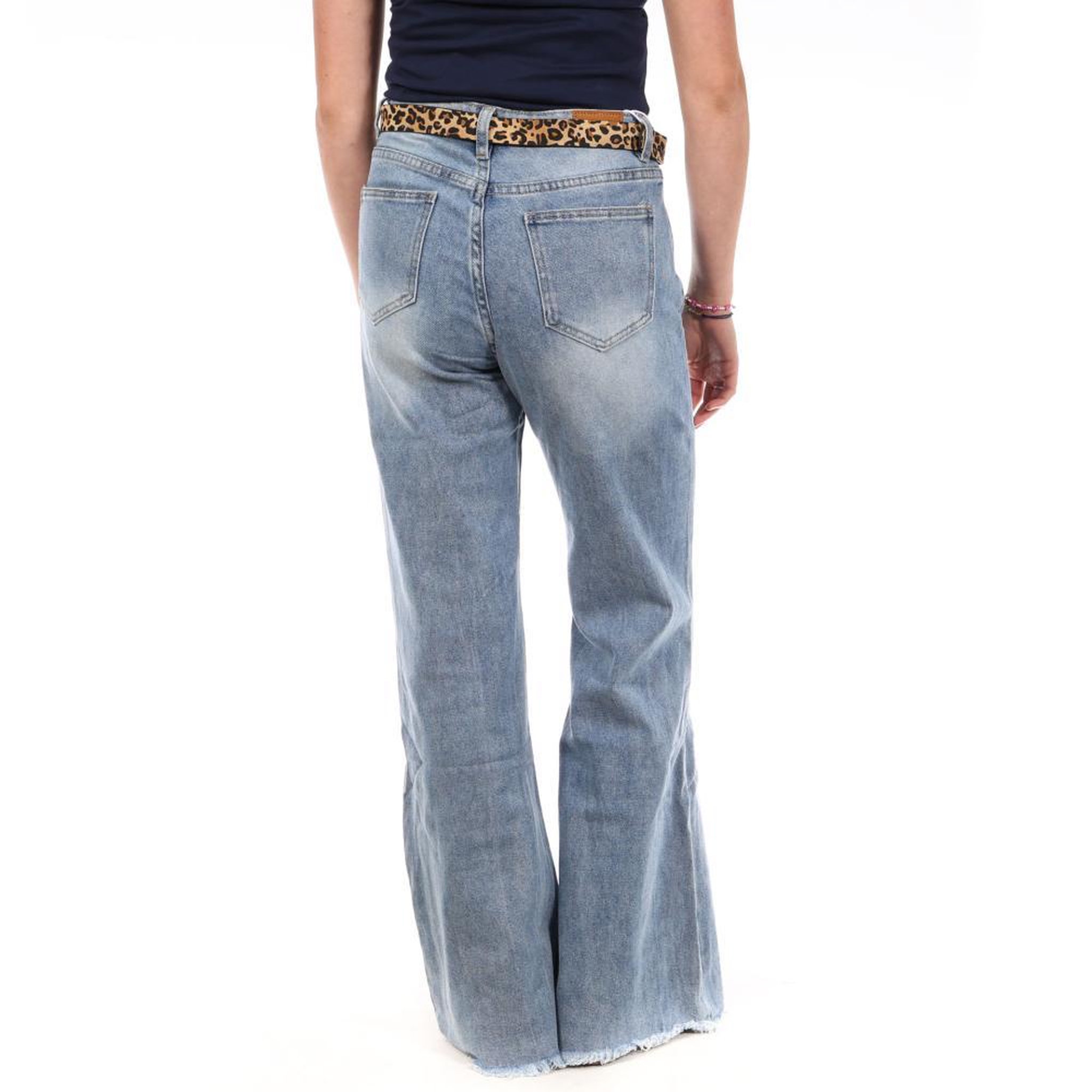Voir la diapositive 2 : MONDAY PREMIUM Jean Droit Bleu Moyen Femme Monday Premium 3300