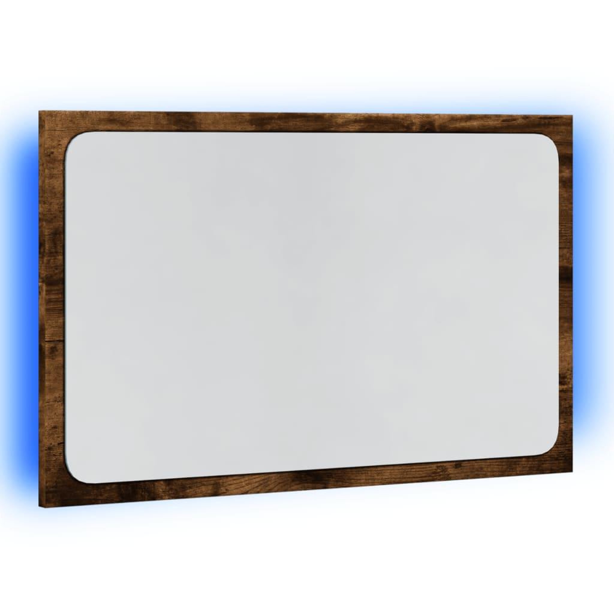Voir la diapositive 5 : VIDAXL Miroir de salle de bain a LED chene sonoma bois d'ingenierie