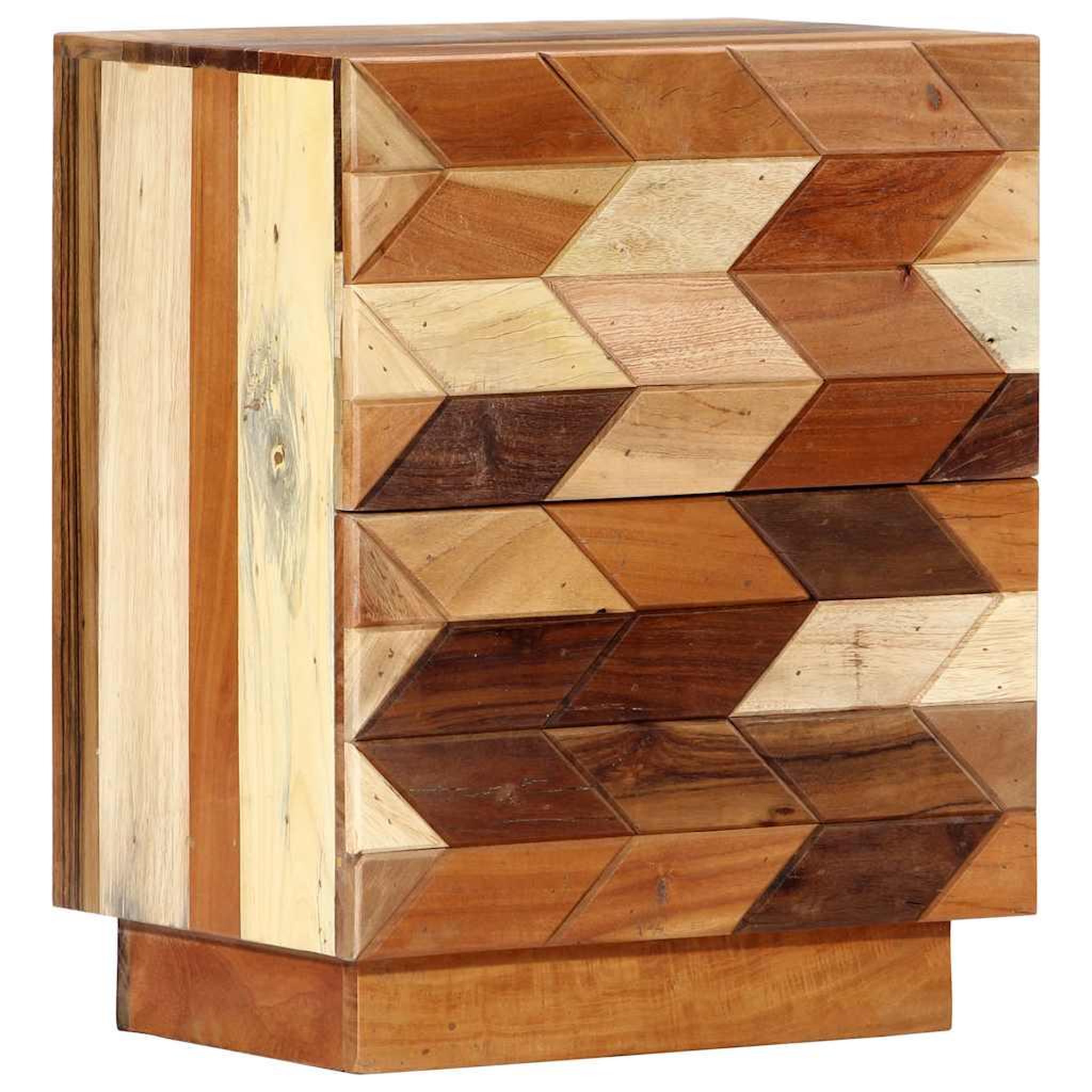 Voir la diapositive 6 : VIDAXL Table de chevet 40 x 30 x 50 cm Bois de recuperation massif