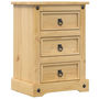 Voir la diapositive 2 : VIDAXL Table de chevet  45x35x64 cm bois de pin massif