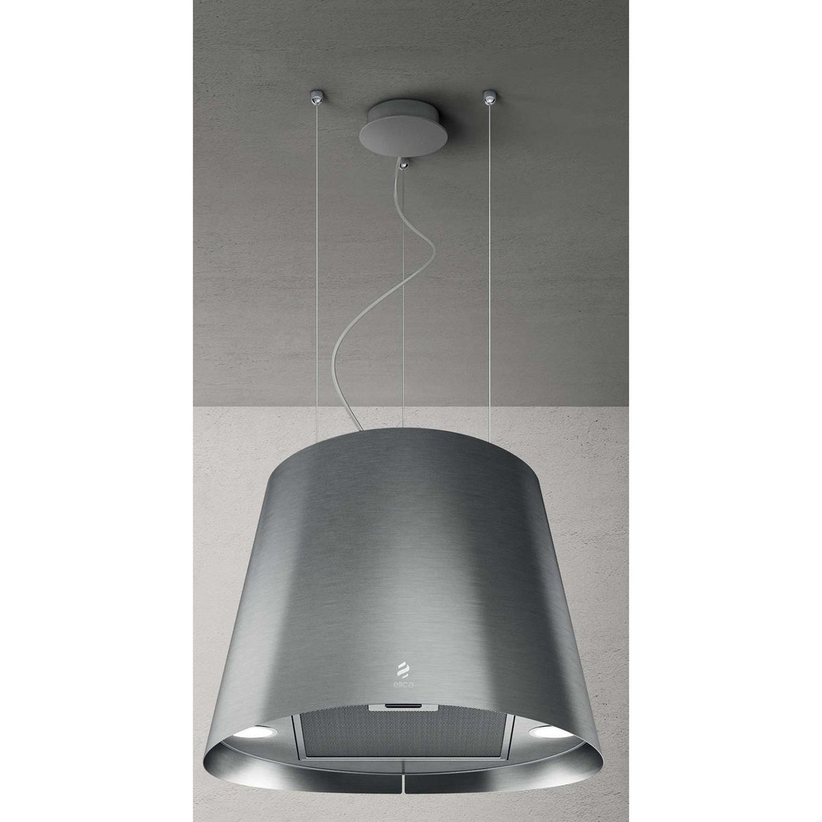 ELICA Hotte décorative îlot 50cm 620m3/h inox - junoix/f50