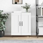 VIDAXL Buffet blanc 69,5x34x90 cm bois d'ingenierie