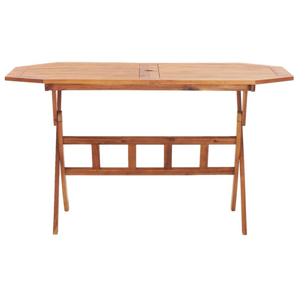 VIDAXL Table pliable de jardin 135 x 85 x 75 cm Bois d'acacia massif