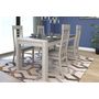 Voir la diapositive 3 : Lot de 2 chaises de séjour salle à manger L46 x H109 x P54cm MEL