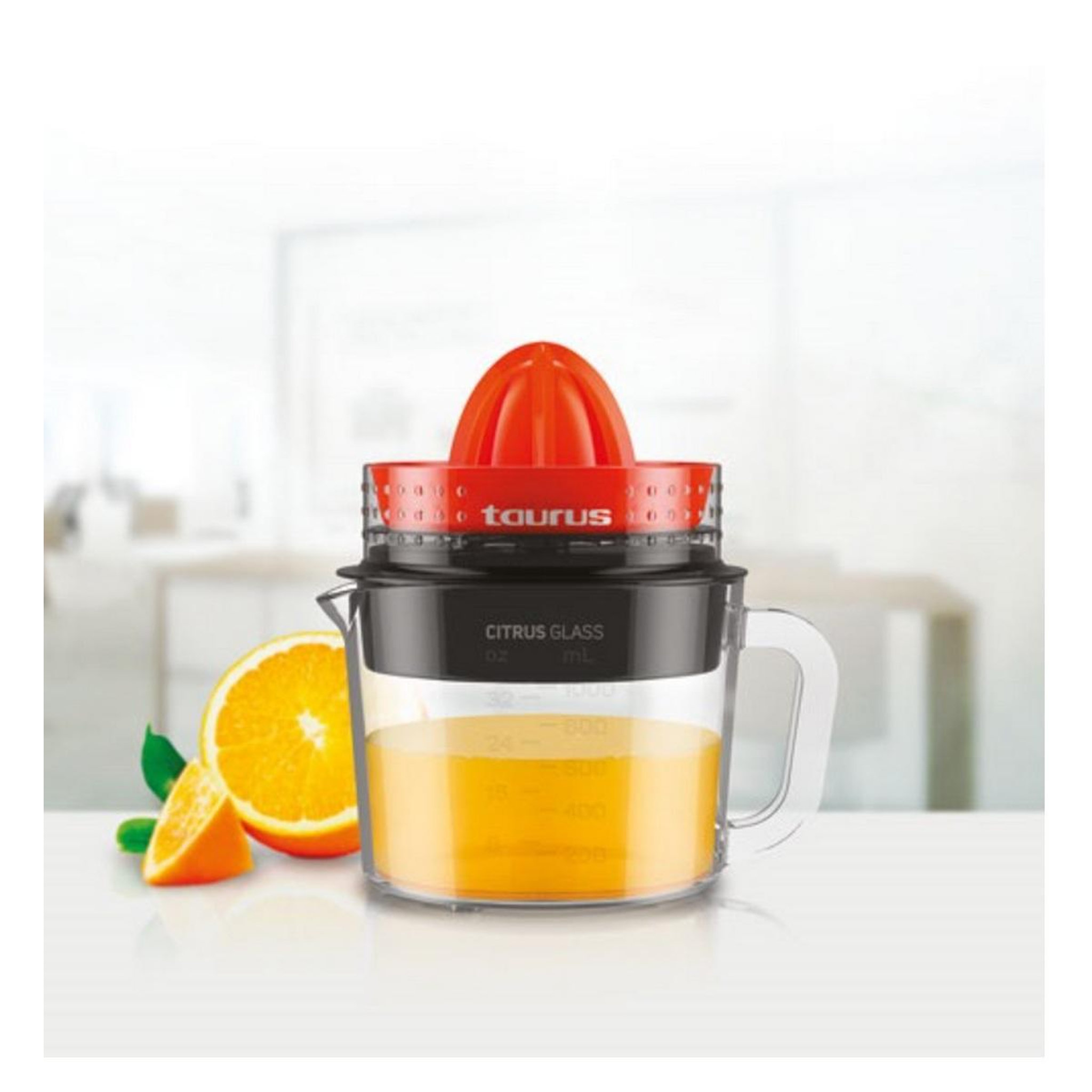 Voir la diapositive 3 : Taurus Presse-agrumes 30w transparent, noir et orange - 924254000