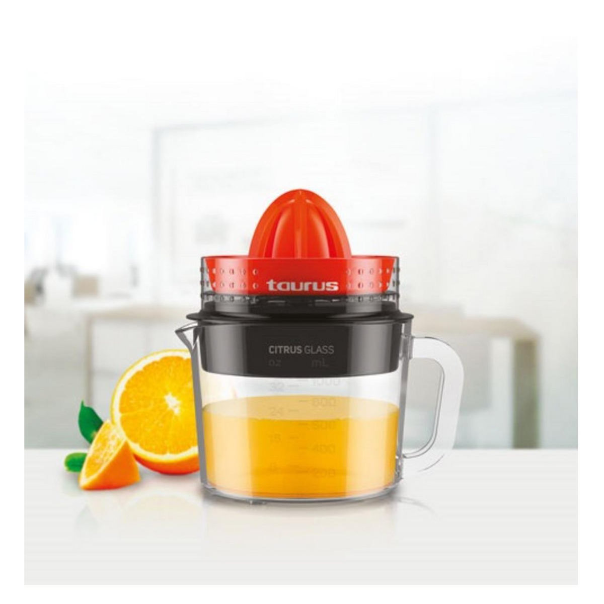 Taurus Presse-agrumes 30w transparent, noir et orange - 924254000