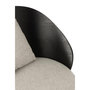 Voir la diapositive 6 : Paris Prix Fauteuil Lounge Design  Lone  81cm Noir & Gris