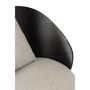 Voir la diapositive 6 : Paris Prix Fauteuil Lounge Design  Lone  81cm Noir & Gris