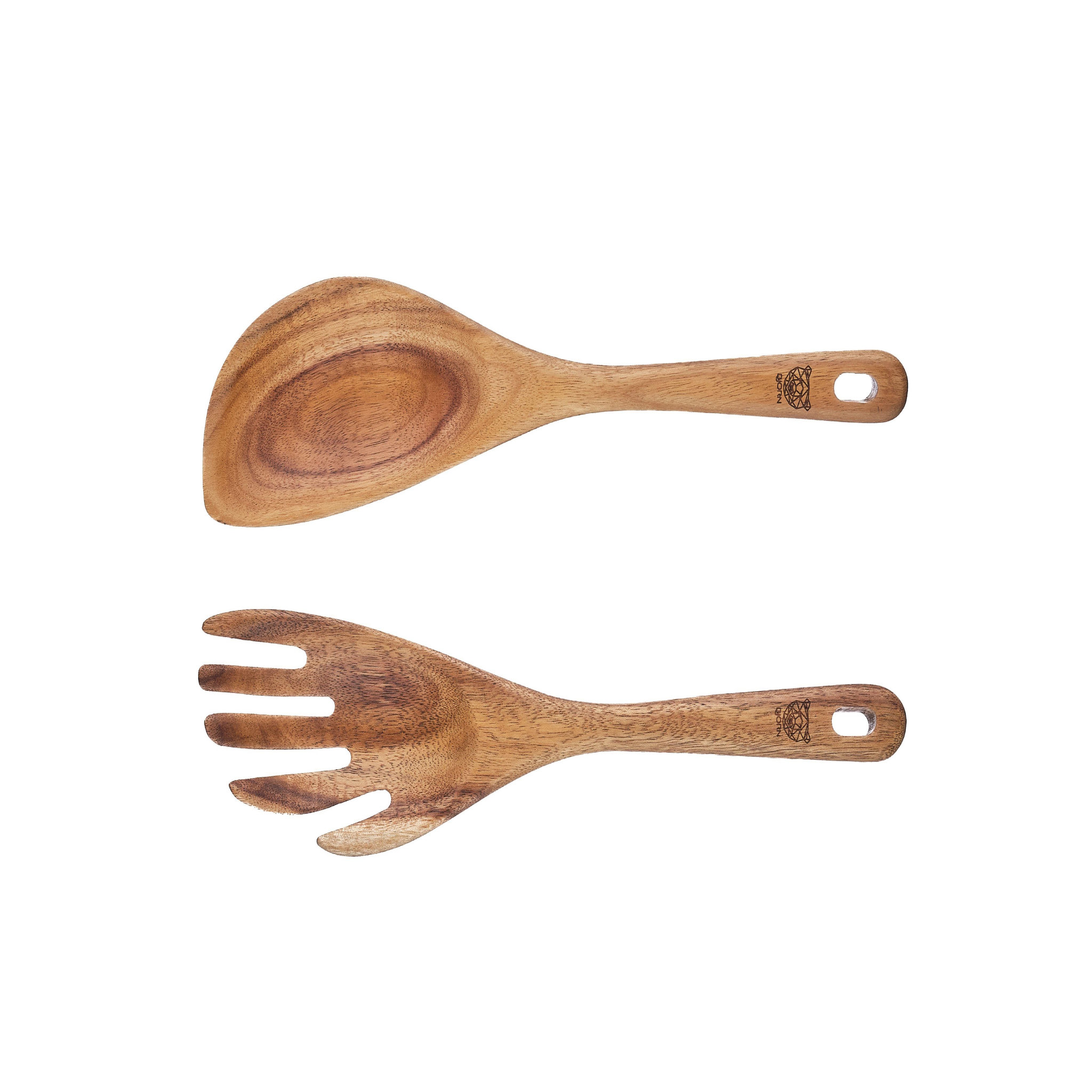 BJORN Couverts à salade en bois d'acacia SKOV