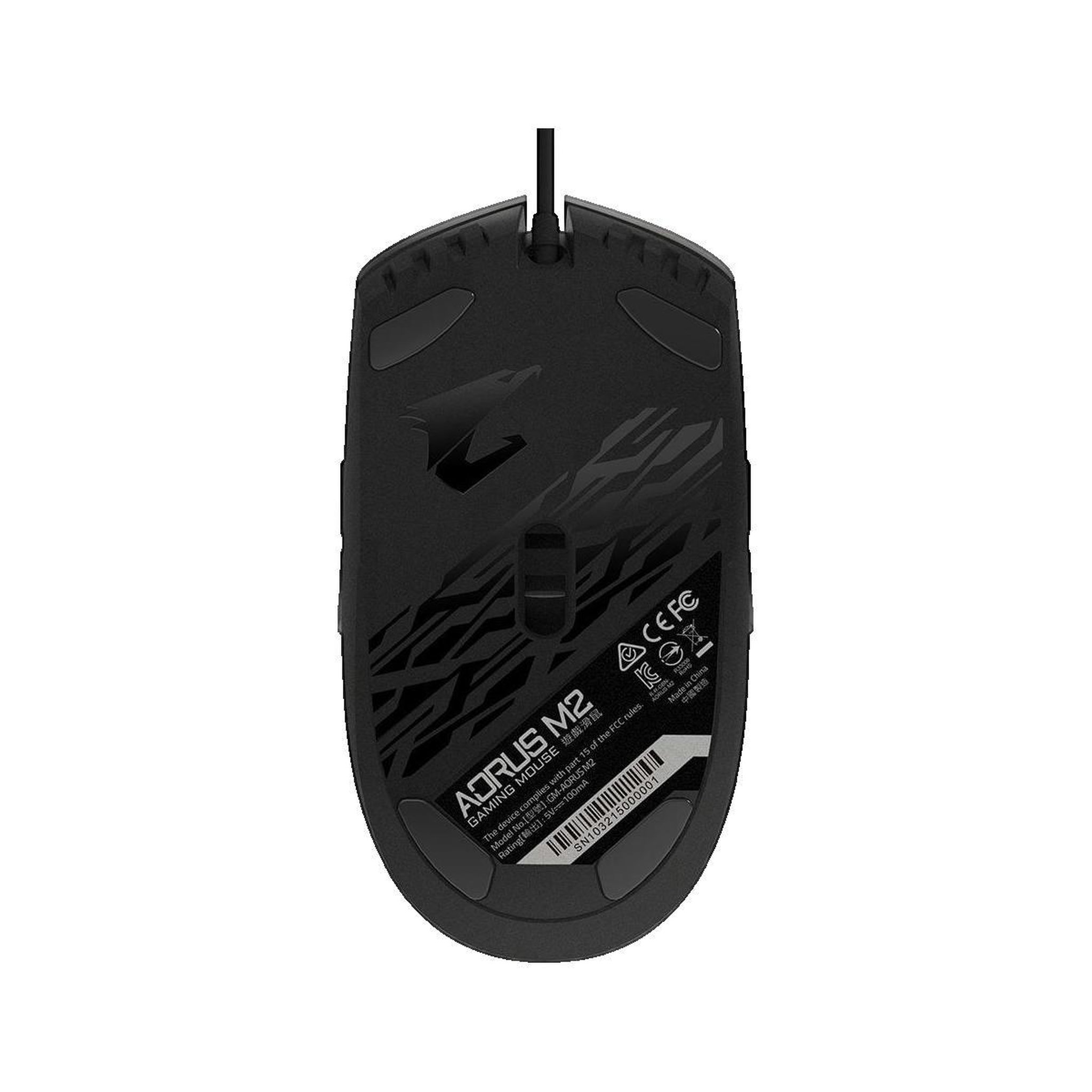 Voir la diapositive 2 : Gigabyte Souris gamer Gigabyte AORUS M2 6200 DPI RGB