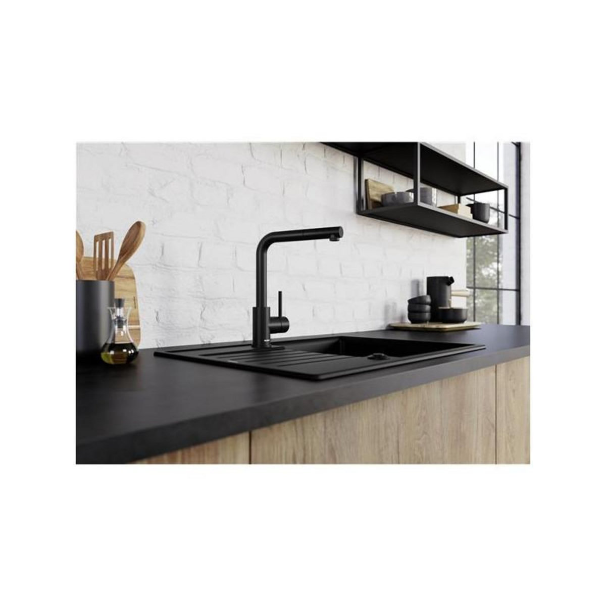 Blanco Mitigeur sans douchette noir mat - 526657