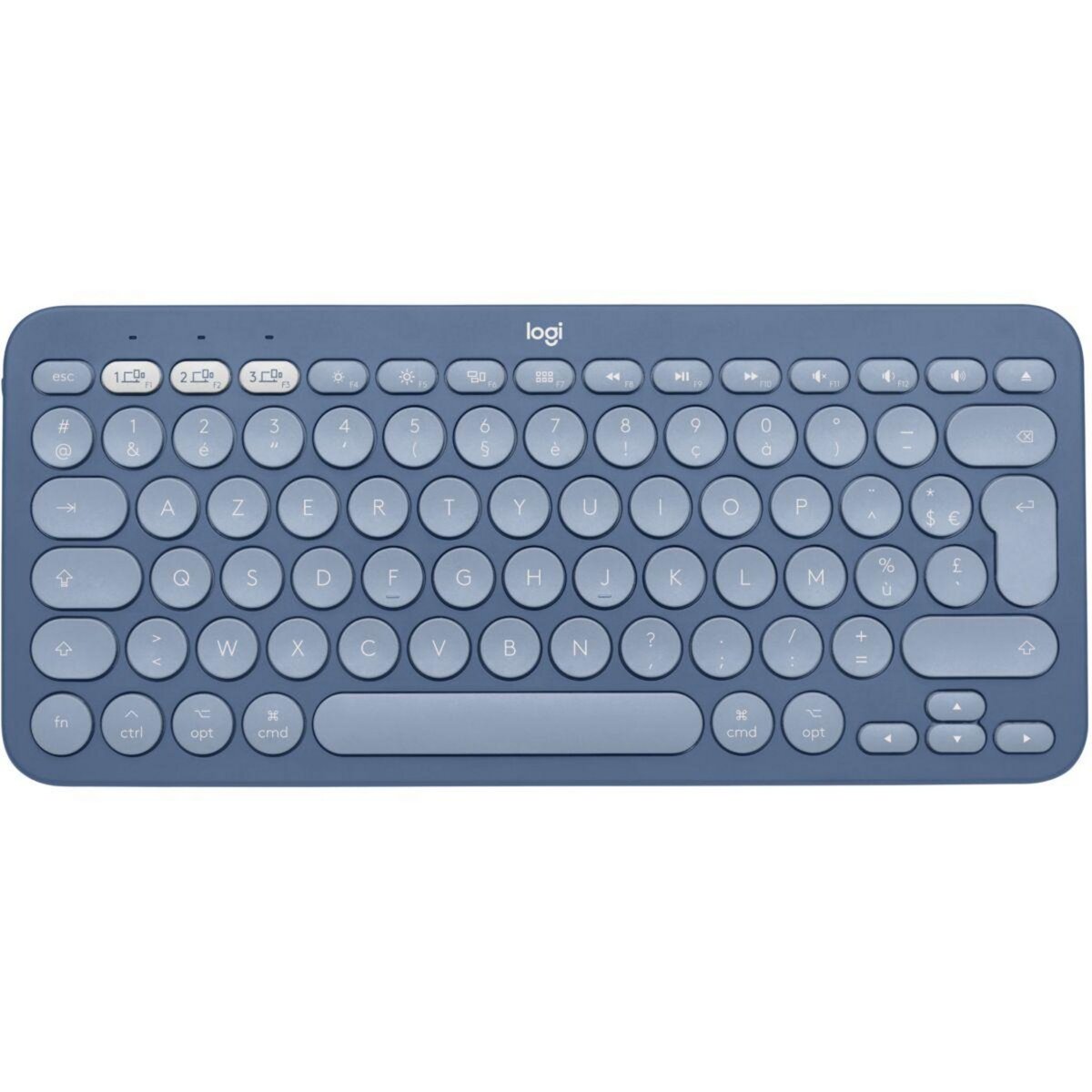 Logitech Clavier sans fil K380 Bluethooth Blueberry pour Mac