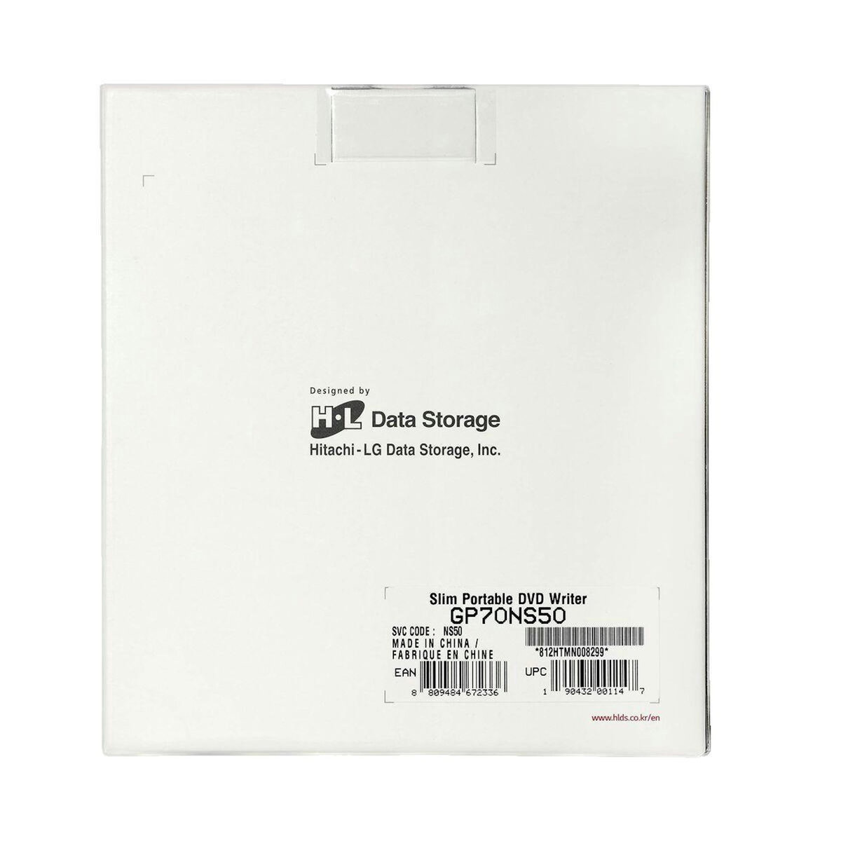 LG Lecteur DVD Externe LG Hitachi-LG GP70NS50 Argenté Ultra Mince