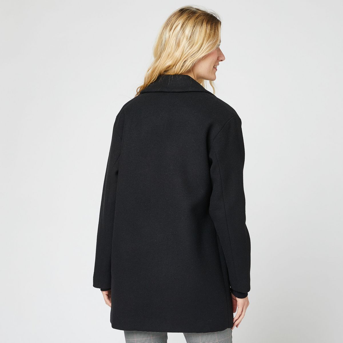 IN EXTENSO Manteau long noir femme