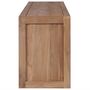Voir la diapositive 3 : VIDAXL Meuble TV Bois massif de teck et finition naturelle 120x30x40cm