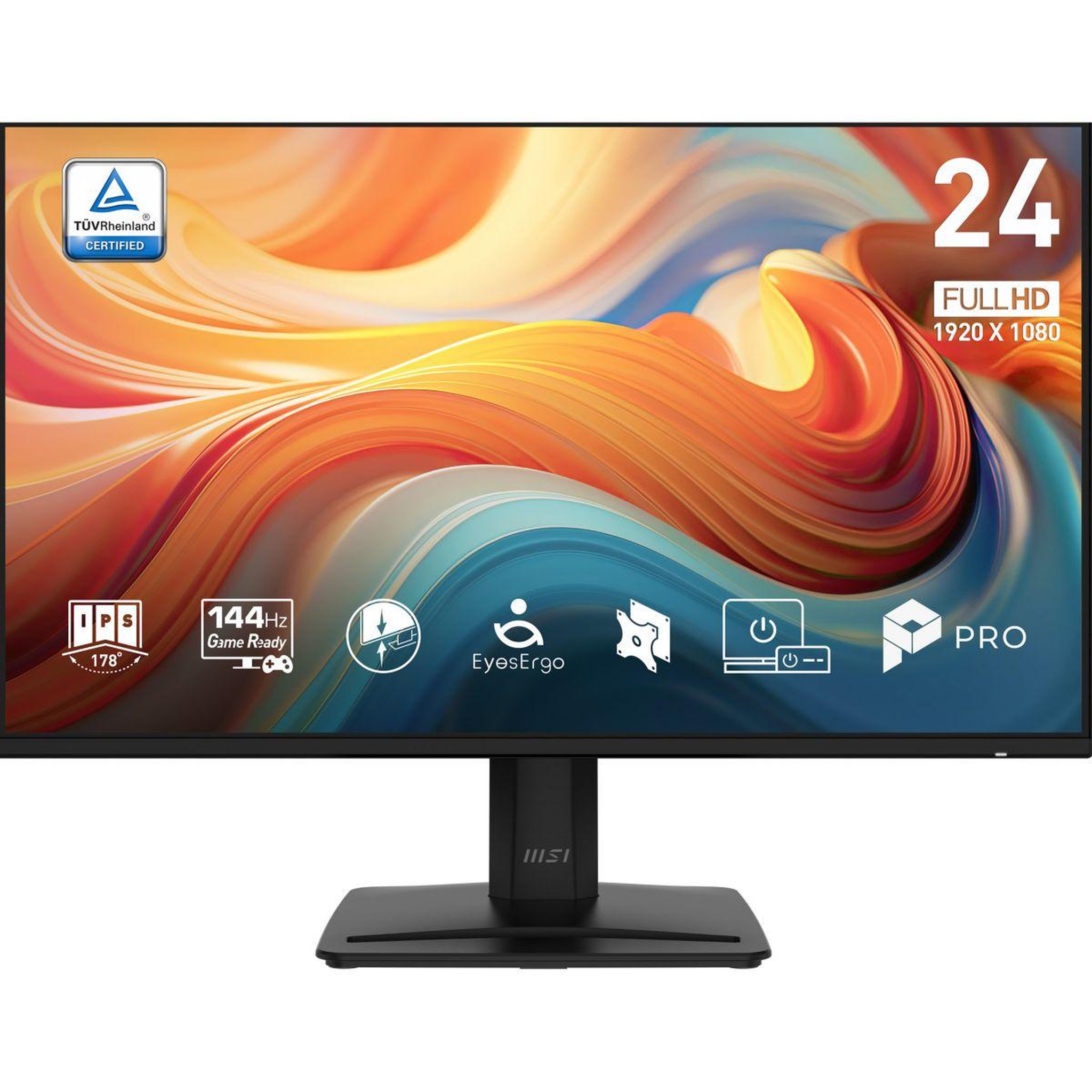 Voir la diapositive 2 : MSI Ecran pc pro mp243 24  ips full hd 144 hz hdr