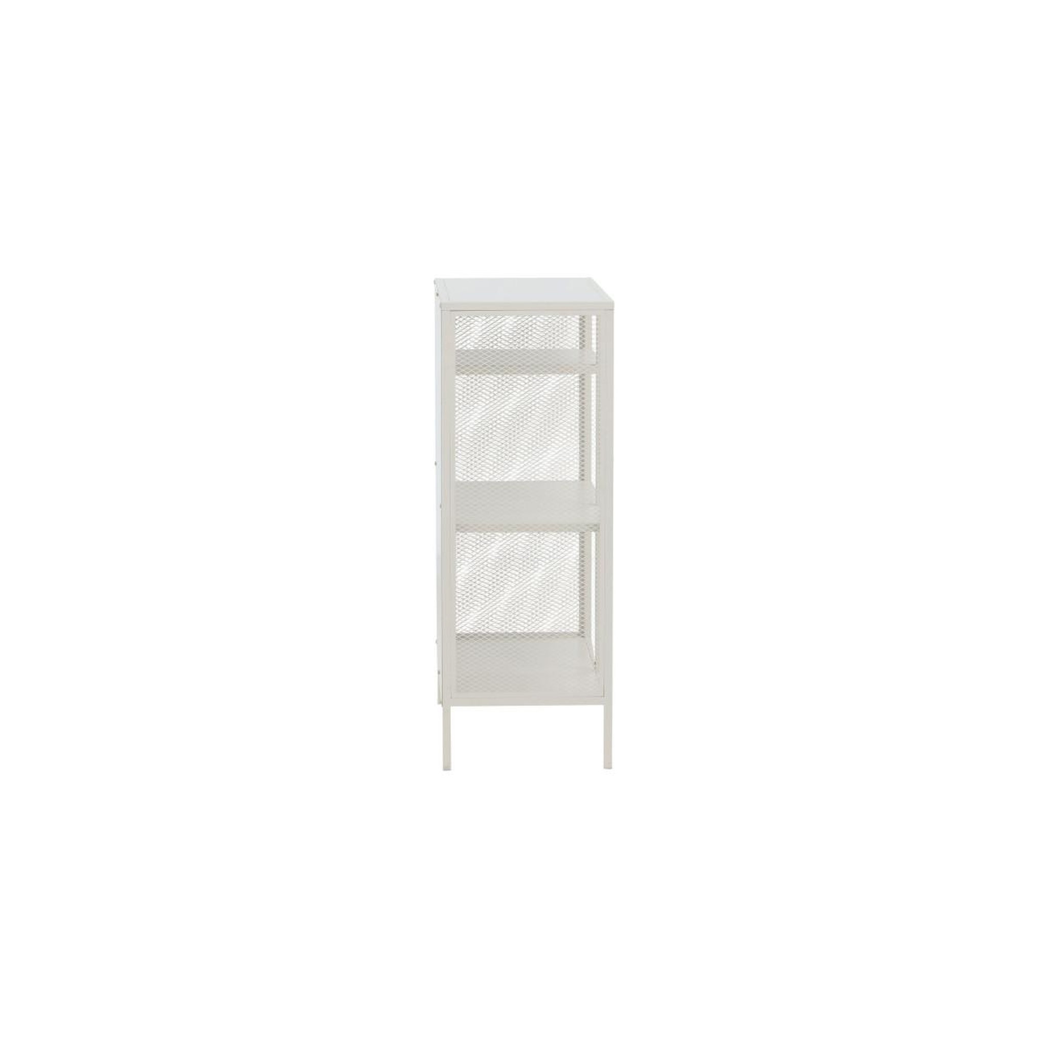 Voir la diapositive 4 : Paris Prix Étagère 3 niveaux en métal  misha  110cm blanc