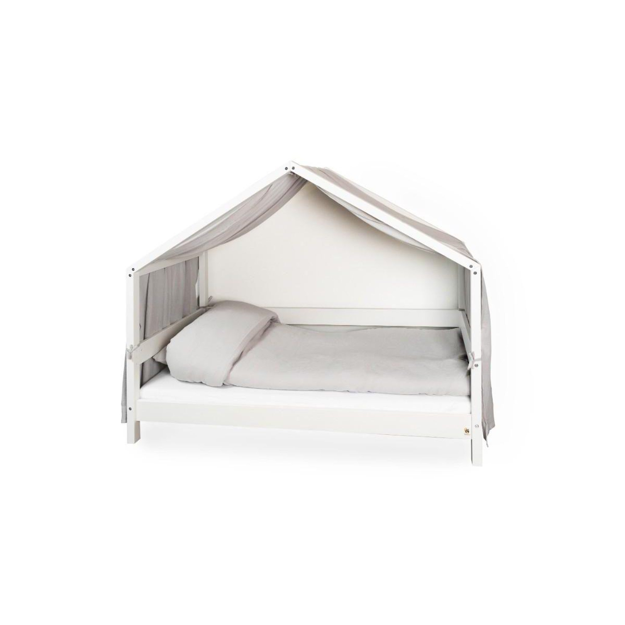 Voir la diapositive 2 : YAPPY KIDS YappyMuslin - Parure de lit 150x200 cm et 50x60 cm - Argenté