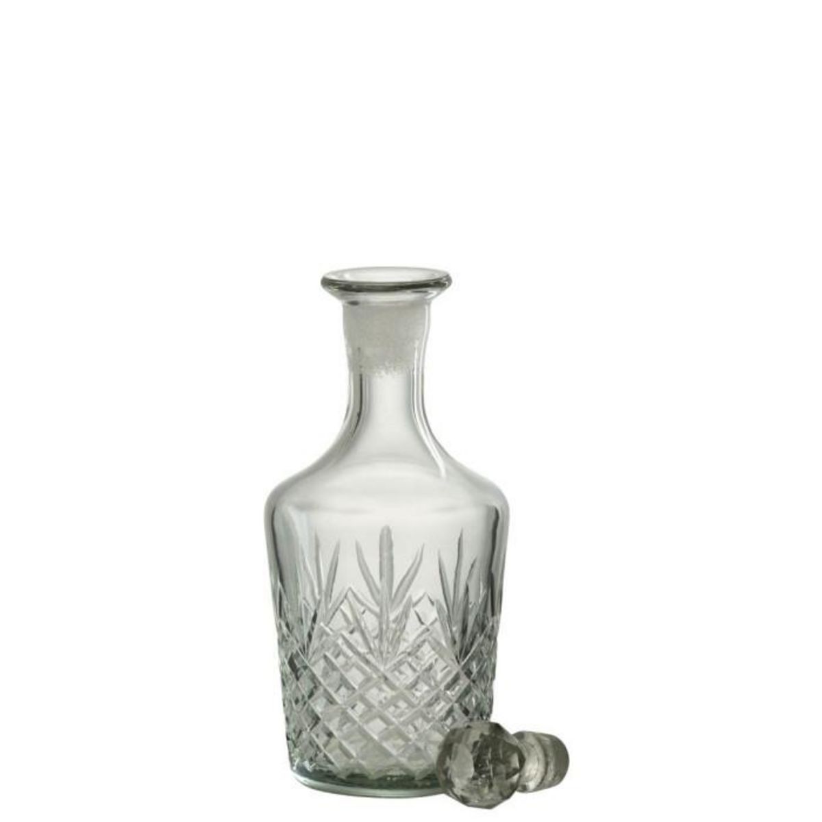 Paris Prix Carafe Design en Verre  Faune  28cm Transparent