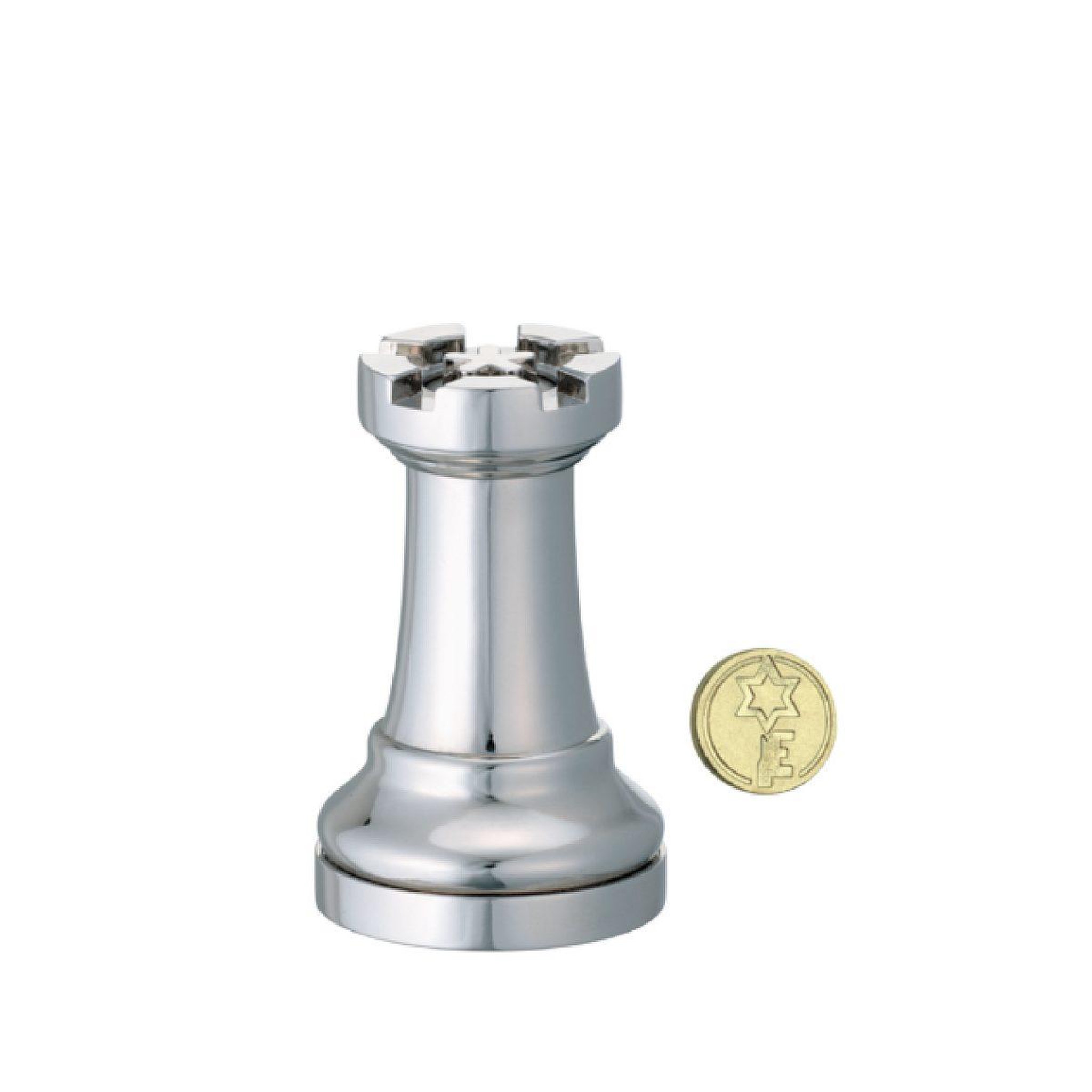Gigamic Casse tete huzzle : chess rook silver tour