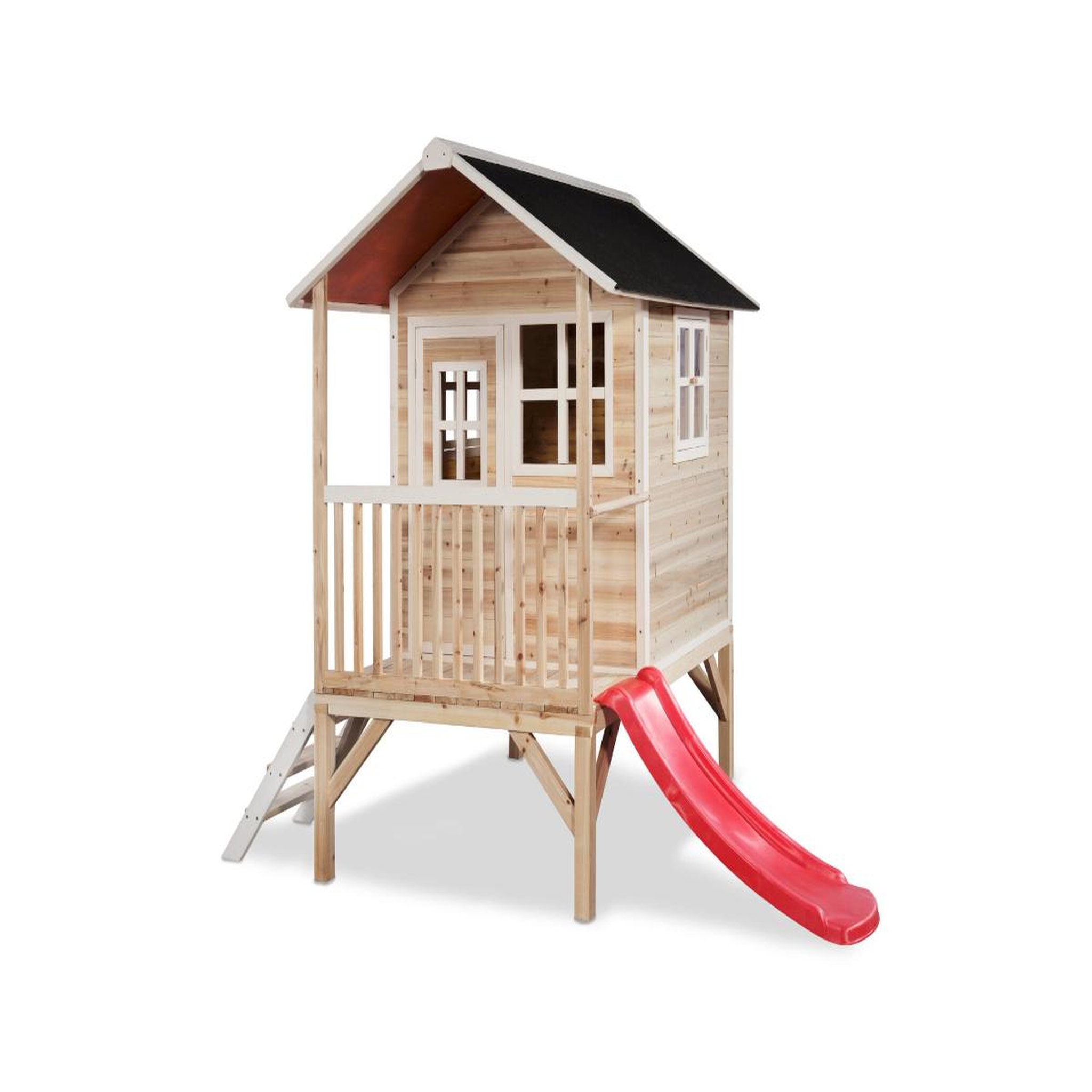 EXIT TOYS Maisonnette en bois pour enfants loft 300 naturel - exit toys