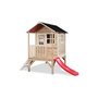 Voir la diapositive 1 : EXIT TOYS Maisonnette en bois pour enfants Loft 300 Naturel - Exit Toys