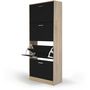Voir la diapositive 4 : Meuble à chaussures 4 portes L60 cm TOWA