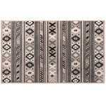 Douceur d'Intérieur Tapis rectangulaire 68x110 cm tissé SAKARI TAUPE