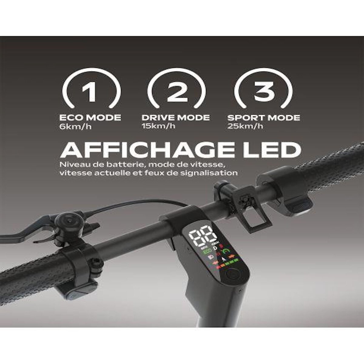 URBANGLIDE Trottinette Électrique Ride 100, 25 km/h, 25 km autonomie